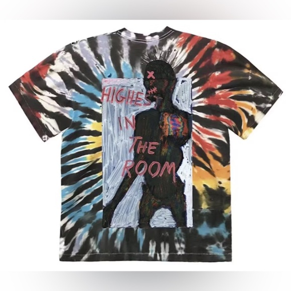 Travis Scott Highest In The Room Tie Dye T-Shirt - Picture 2 of 7